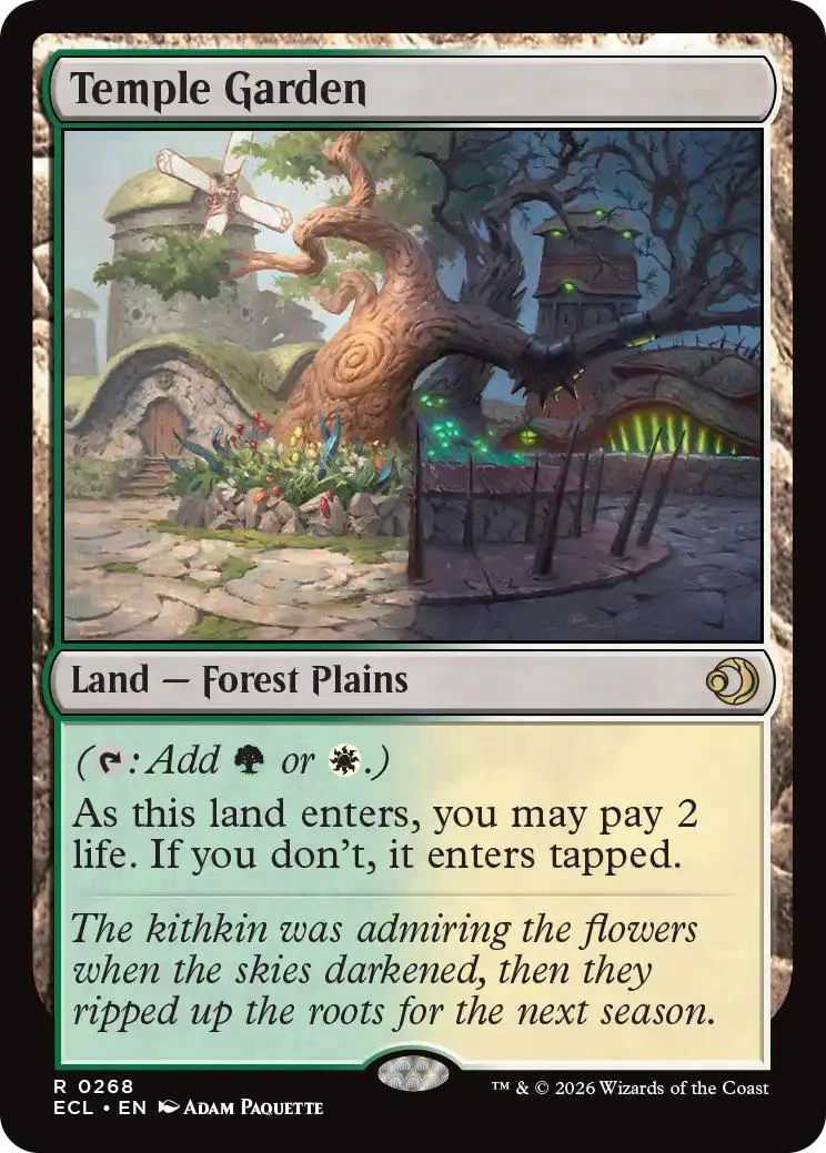 Temple Garden [268] [Lorwyn Eclipsed] [Non-Foil]