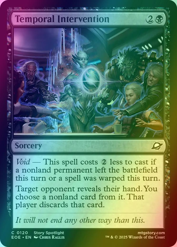 Temporal Intervention [120] [Edge of Eternities] [Foil]