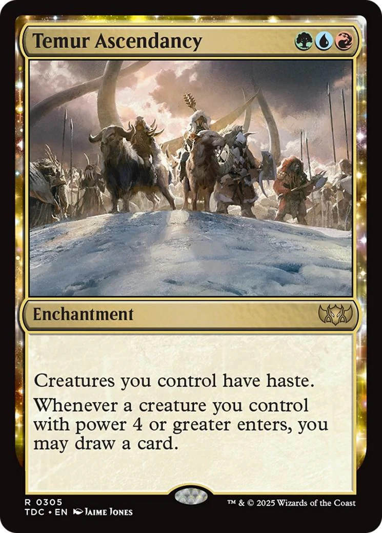 Temur Ascendancy [305] [Tarkir: Dragonstorm: Commander] [Non-Foil]