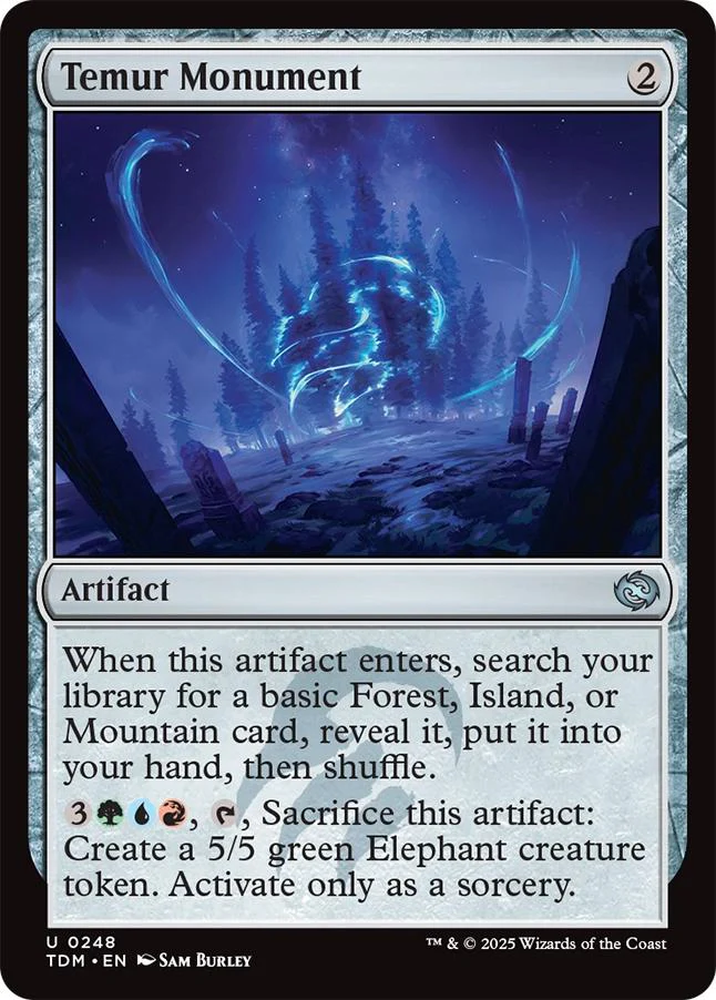 Temur Monument [248] [Tarkir: Dragonstorm] [Non-Foil]