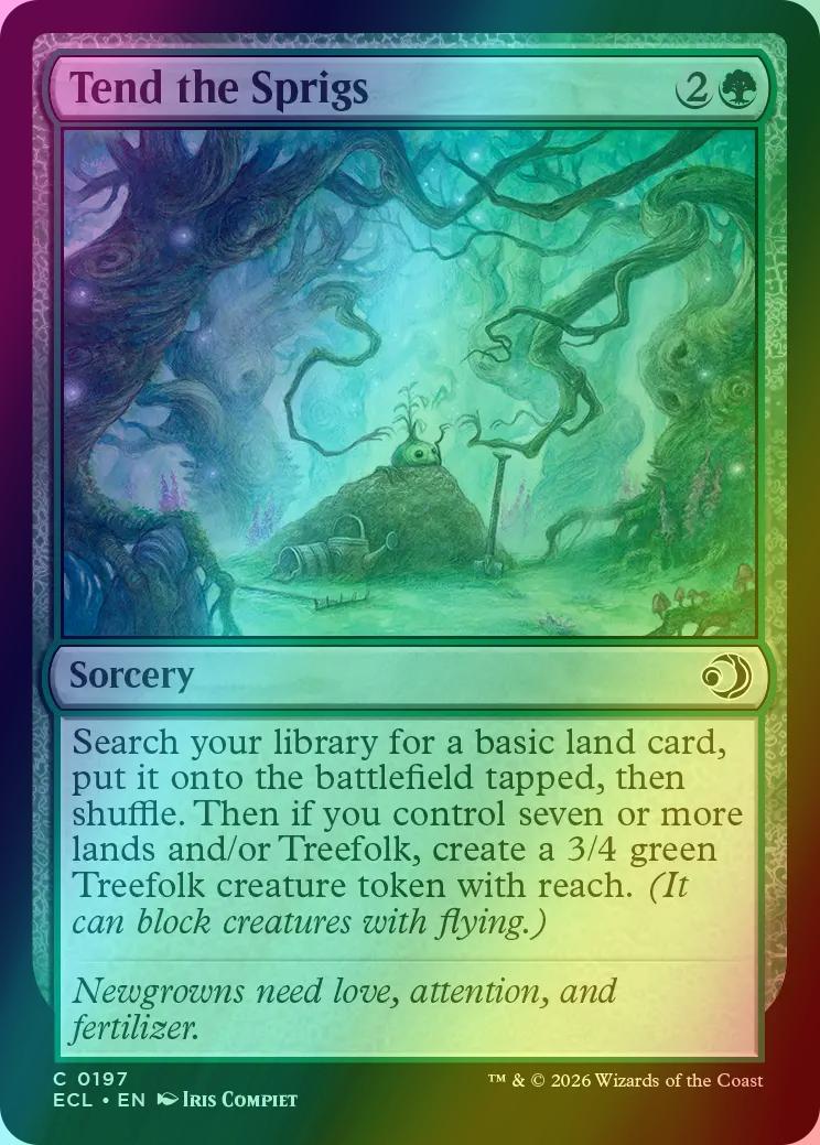 Tend the Sprigs [197] [Lorwyn Eclipsed] [Foil]