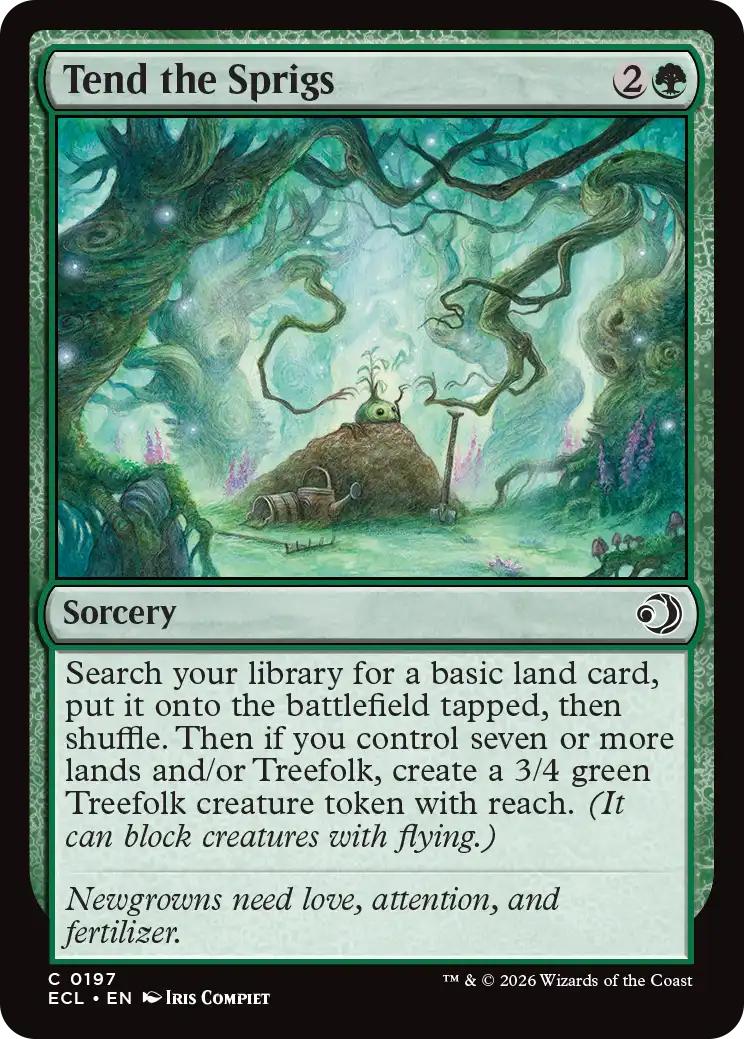 Tend the Sprigs [197] [Lorwyn Eclipsed] [Non-Foil]