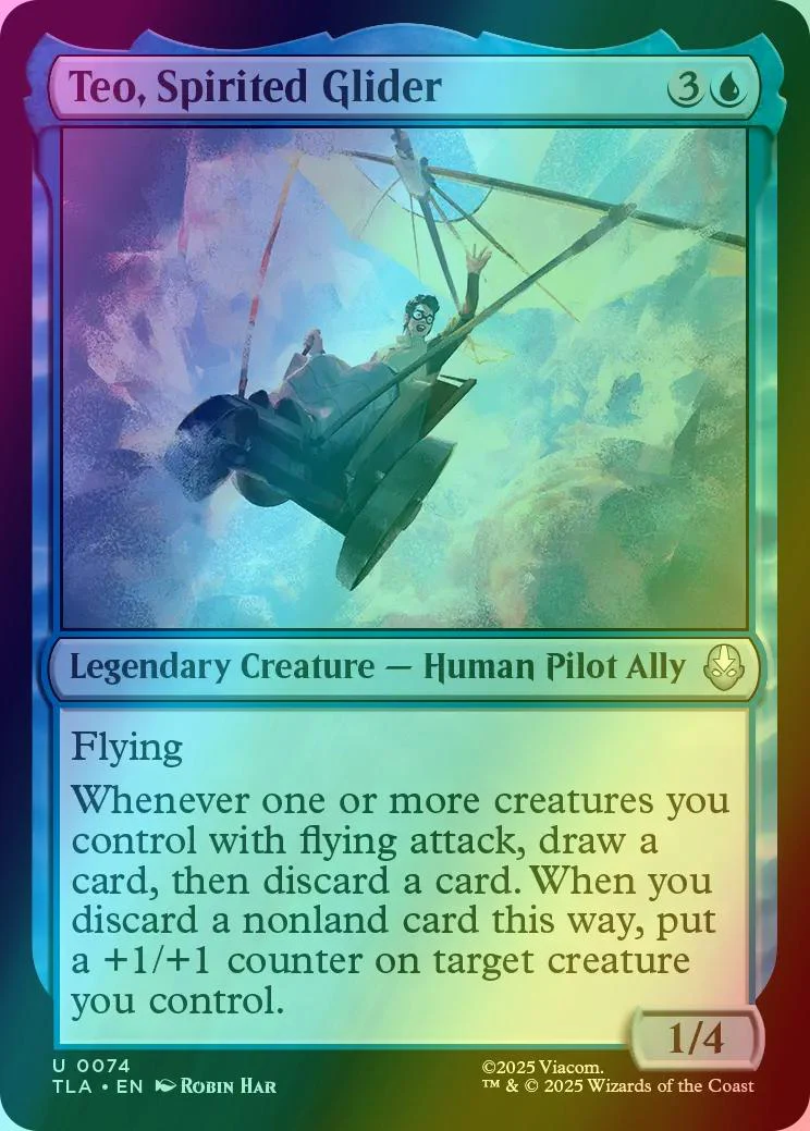 Teo, Spirited Glider [74] [Avatar: The Last Airbender] [Foil]