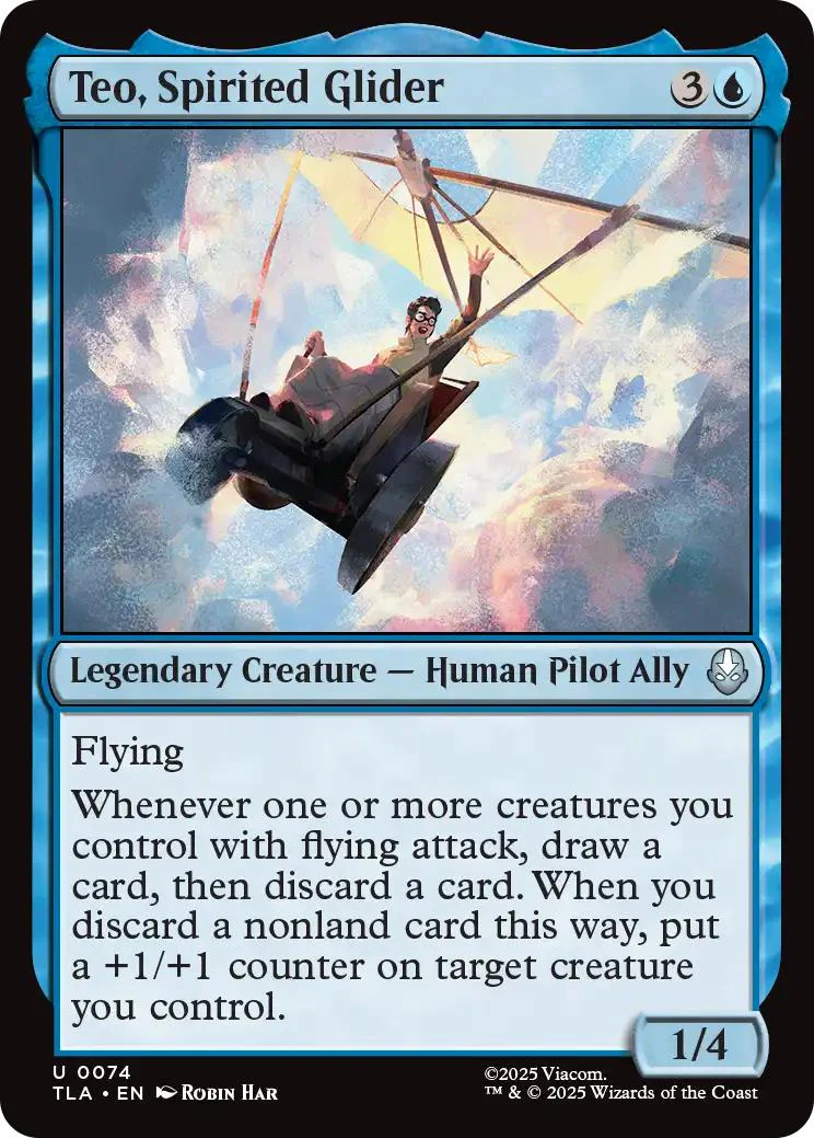Teo, Spirited Glider [74] [Avatar: The Last Airbender] [Non-Foil]