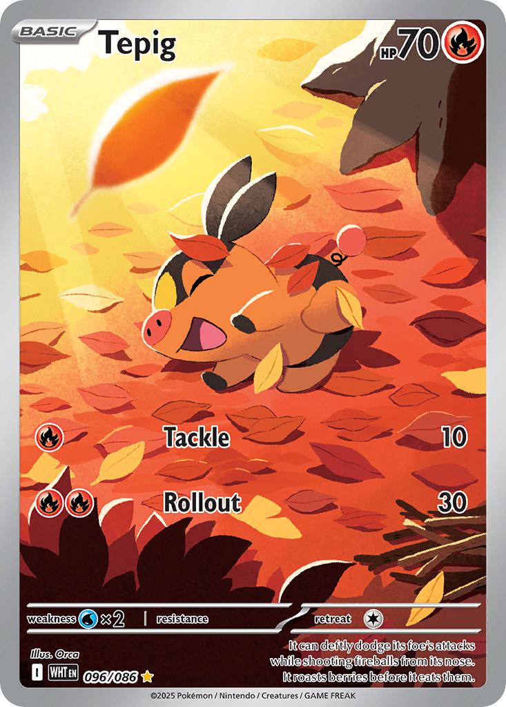 Tepig - 096/086 - Illustration Rare [sv105w-096] [Ultra]