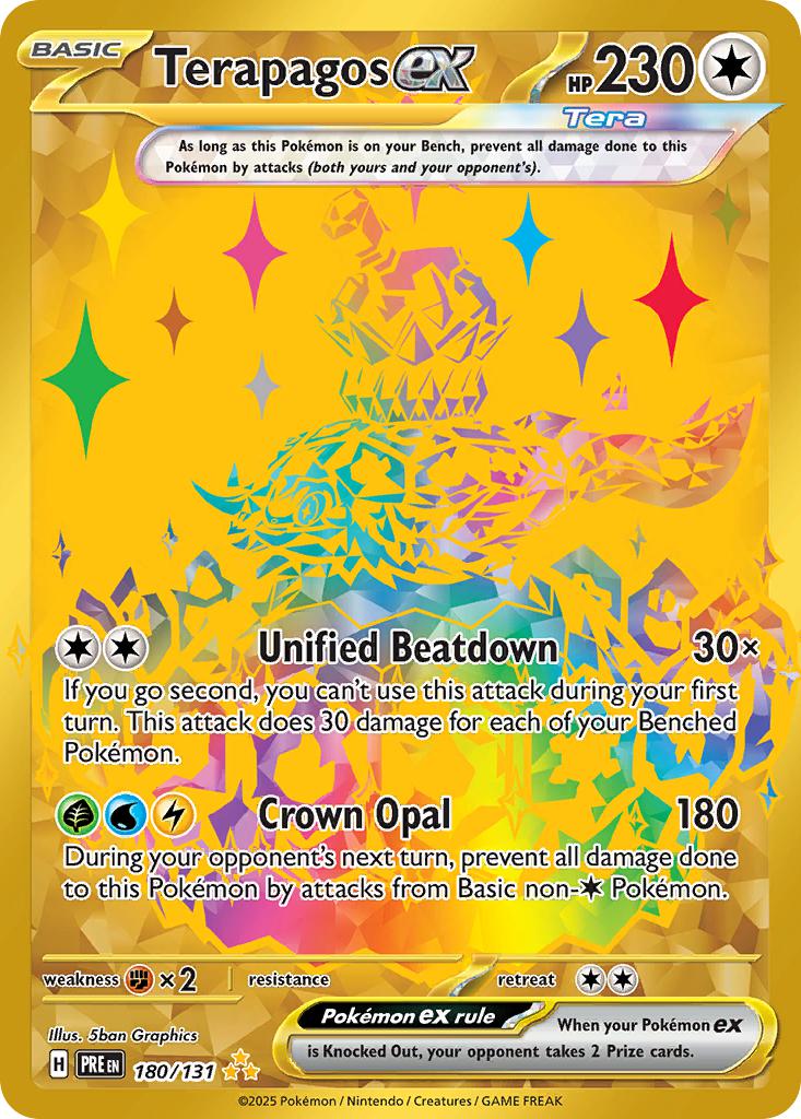 Terapagos ex - 180/131 - Hyper Rare [sv085-180] [Secret]