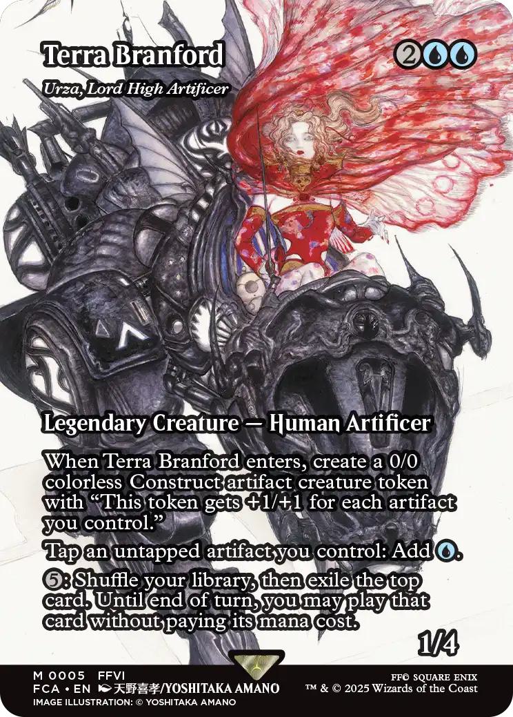 Terra Branford - Urza, Lord High Artificer [5] [Borderless] [FINAL FANTASY: Through the Ages] [Non-Foil]