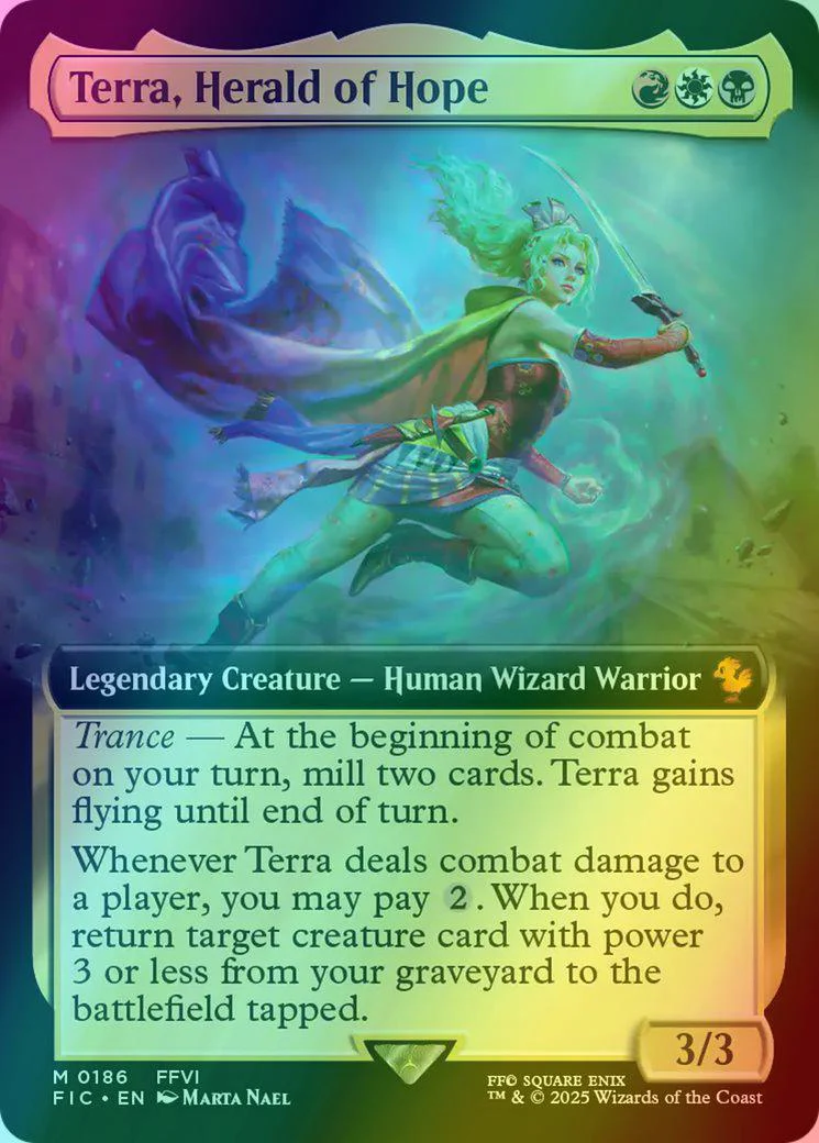 Terra, Herald of Hope [186] [Extended Art] [FINAL FANTASY: Commander] [Foil]