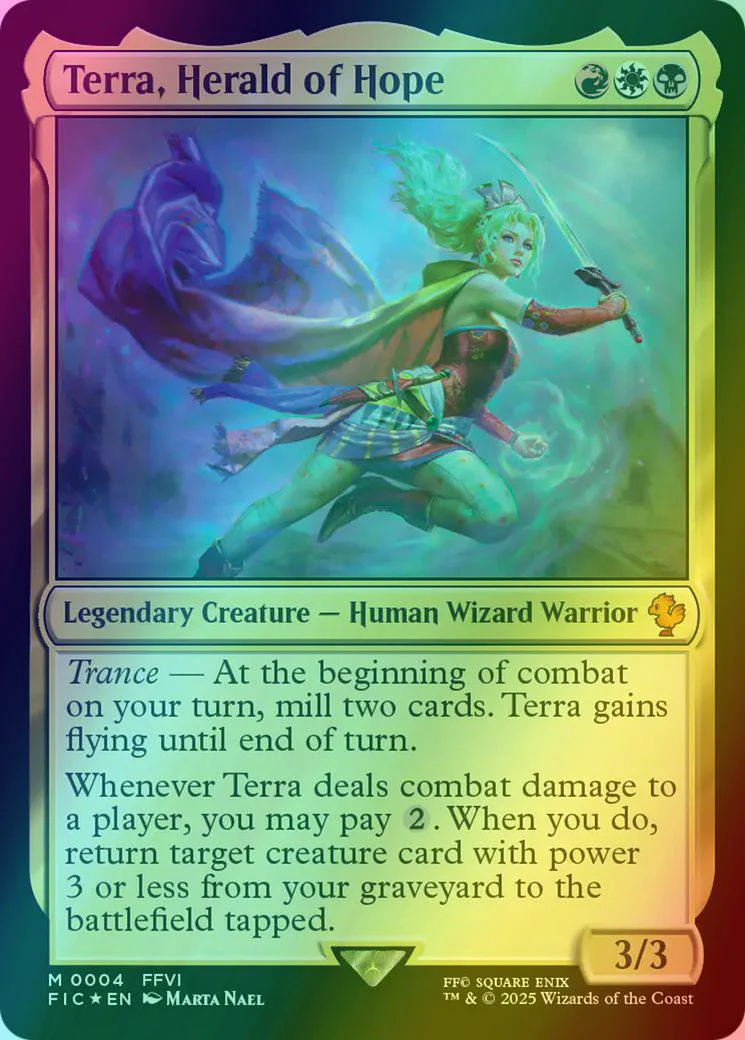 Terra, Herald of Hope [4] [FINAL FANTASY: Commander] [Foil]