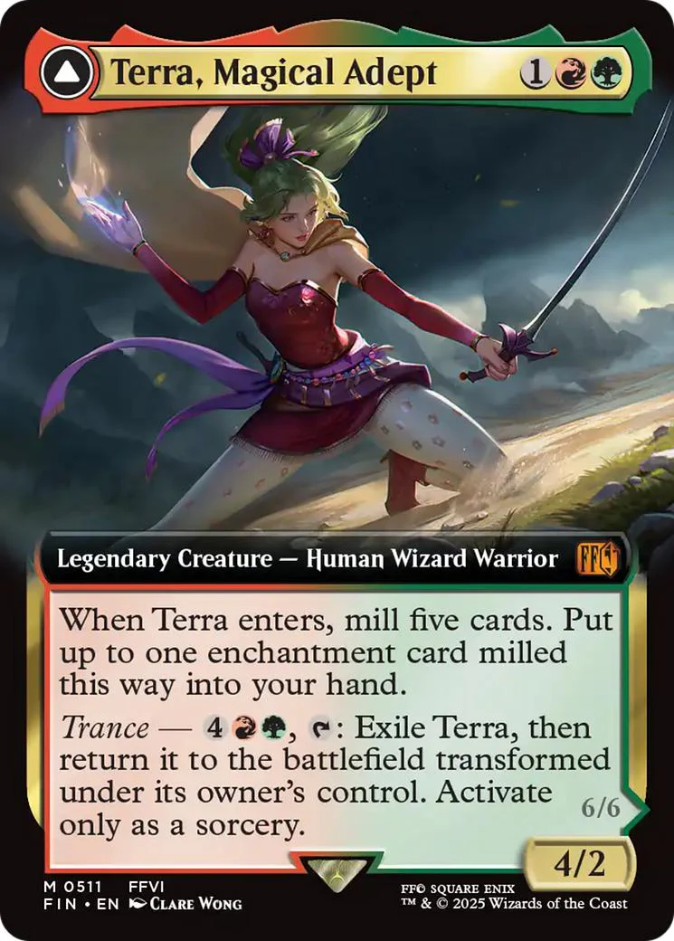 Terra, Magical Adept // Esper Terra [511] [Extended Art] [FINAL FANTASY] [Non-Foil]