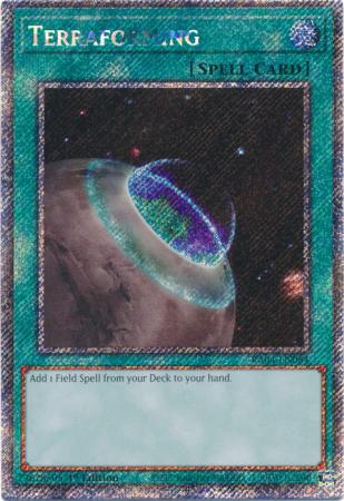 Terraforming - RA04-EN084 - Platinum Secret Rare - 1st Edition