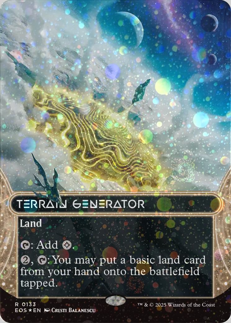 Terrain Generator [133] [Borderless] [Edge of Eternities: Stellar Sights] [Galaxy Foil]