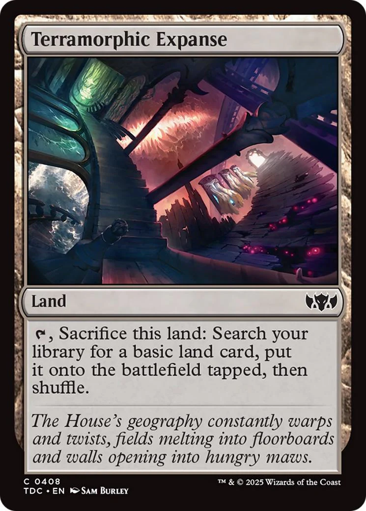 Terramorphic Expanse [408] [Tarkir: Dragonstorm: Commander] [Non-Foil]
