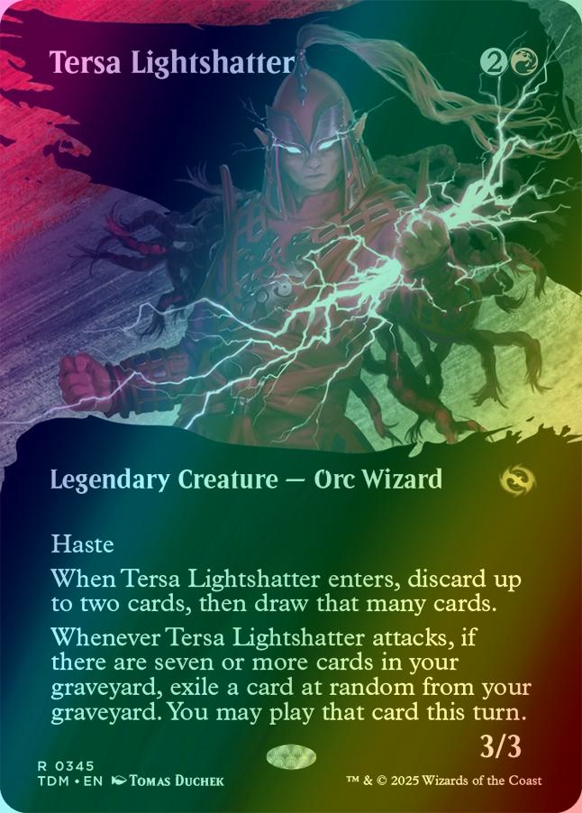 Tersa Lightshatter [345] [Borderless] [Clan] [Tarkir: Dragonstorm] [Foil]