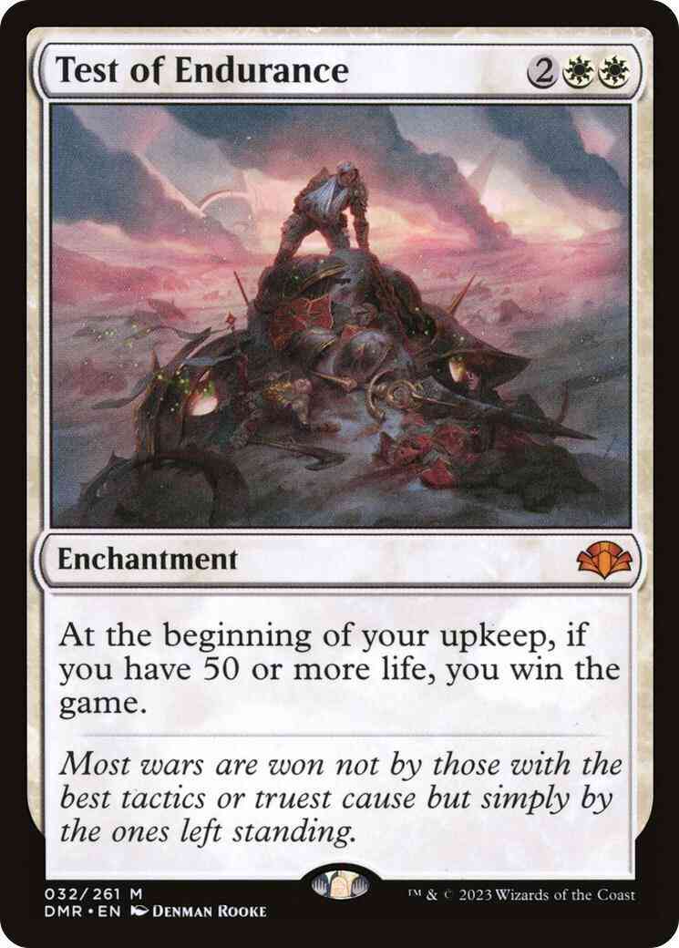 Test of Endurance [32] [Dominaria Remastered] [Non-Foil]