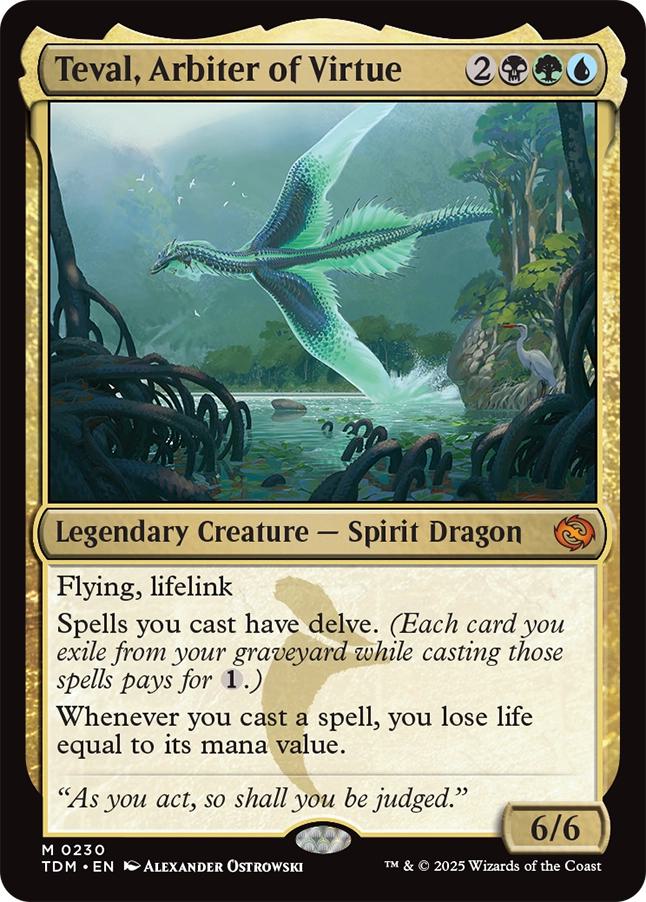 Teval, Arbiter of Virtue [230] [Tarkir: Dragonstorm] [Non-Foil]