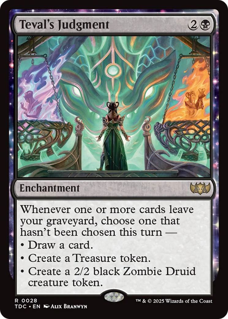 Teval's Judgment [28] [Tarkir: Dragonstorm: Commander] [Non-Foil]