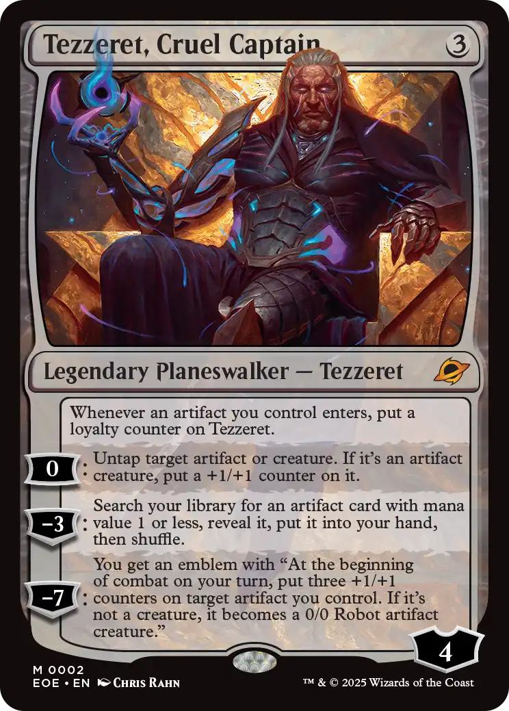 Tezzeret, Cruel Captain [2] [Edge of Eternities] [Non-Foil]