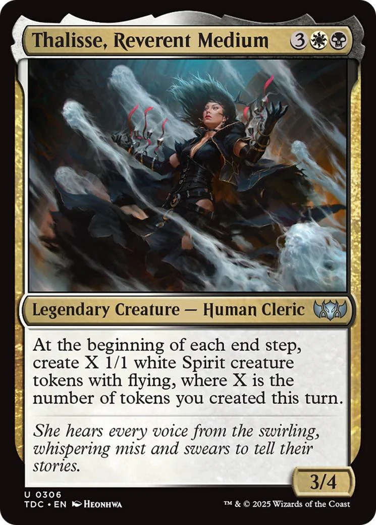 Thalisse, Reverent Medium [306] [Tarkir: Dragonstorm: Commander] [Non-Foil]