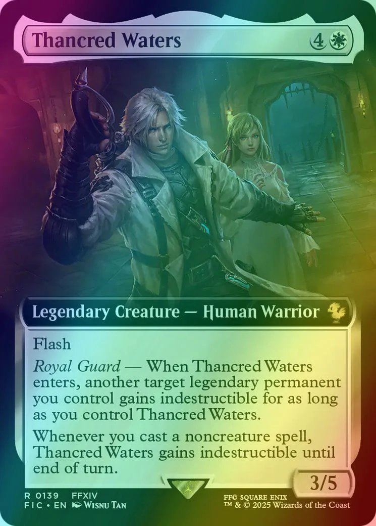 Thancred Waters [139] [Extended Art] [FINAL FANTASY: Commander] [Foil]