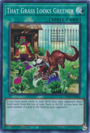 That Grass Looks Greener - RA03-EN063 - Super Rare - 1st Edition