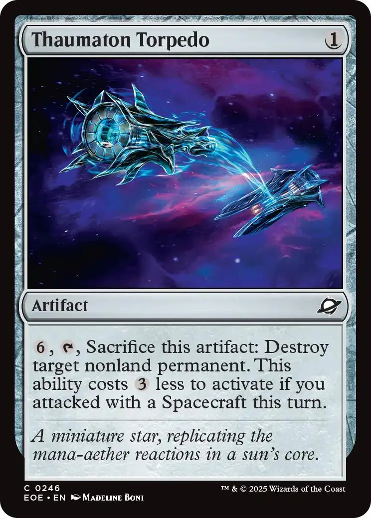 Thaumaton Torpedo [246] [Edge of Eternities] [Non-Foil]