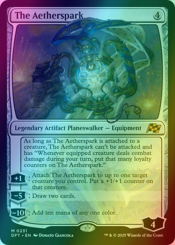The Aetherspark [231] [Aetherdrift] [Foil]