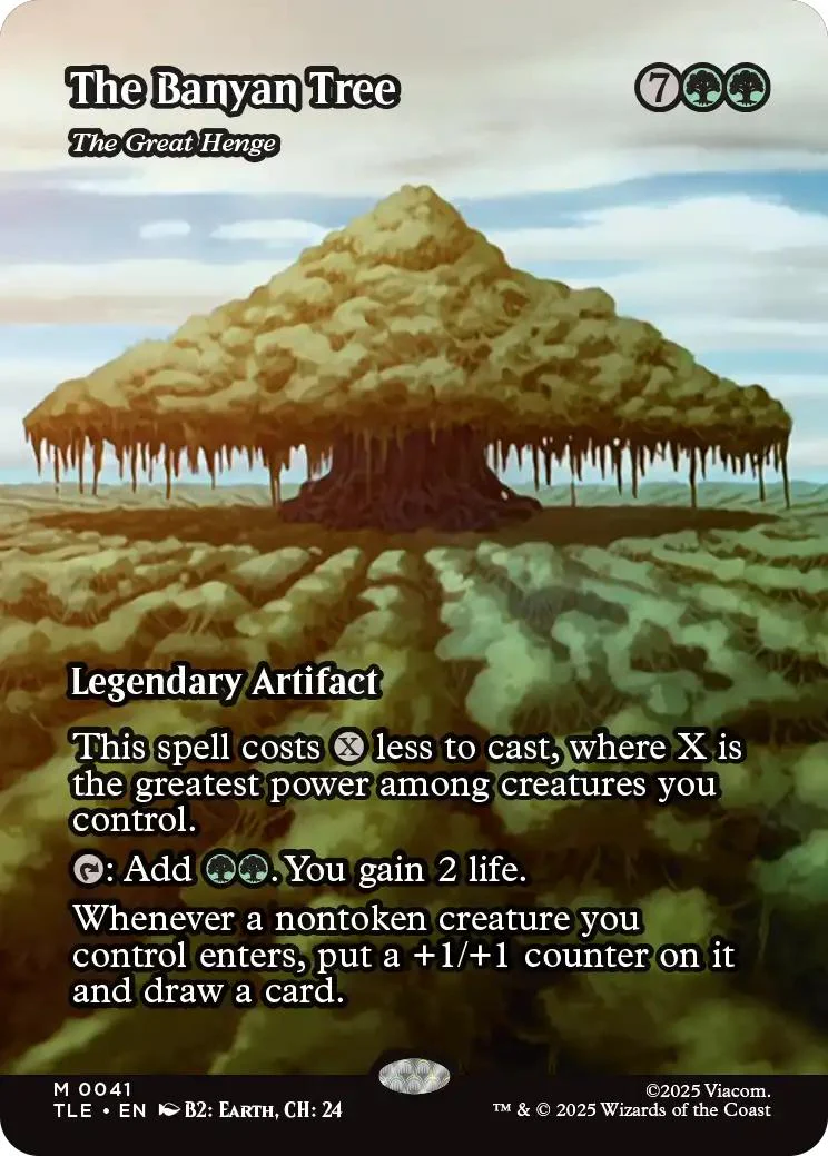 The Banyan Tree - The Great Henge [41] [Borderless] [Source Material] [Avatar: The Last Airbender Eternal] [Non-Foil]