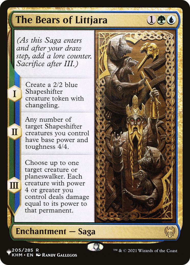 The Bears of Littjara [KHM-205] [The List] [Non-Foil]