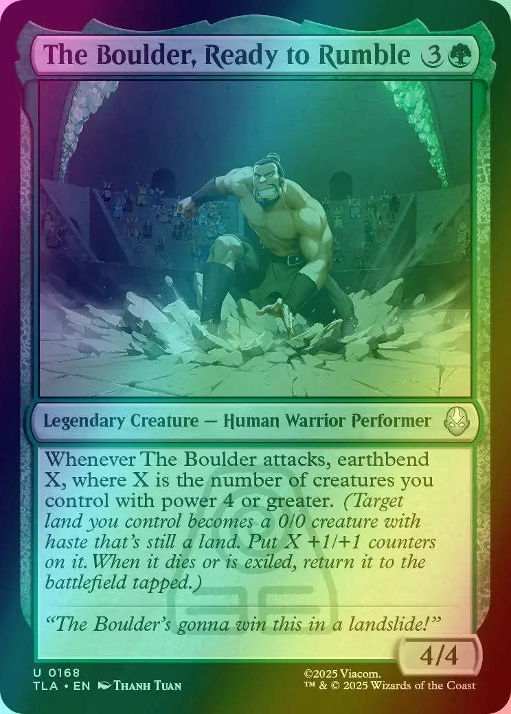 The Boulder, Ready to Rumble [168] [Avatar: The Last Airbender] [Foil]