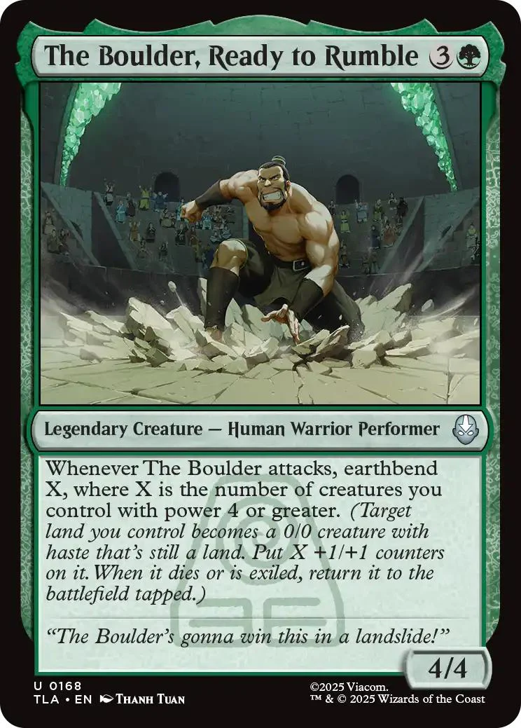 The Boulder, Ready to Rumble [168] [Avatar: The Last Airbender] [Non-Foil]