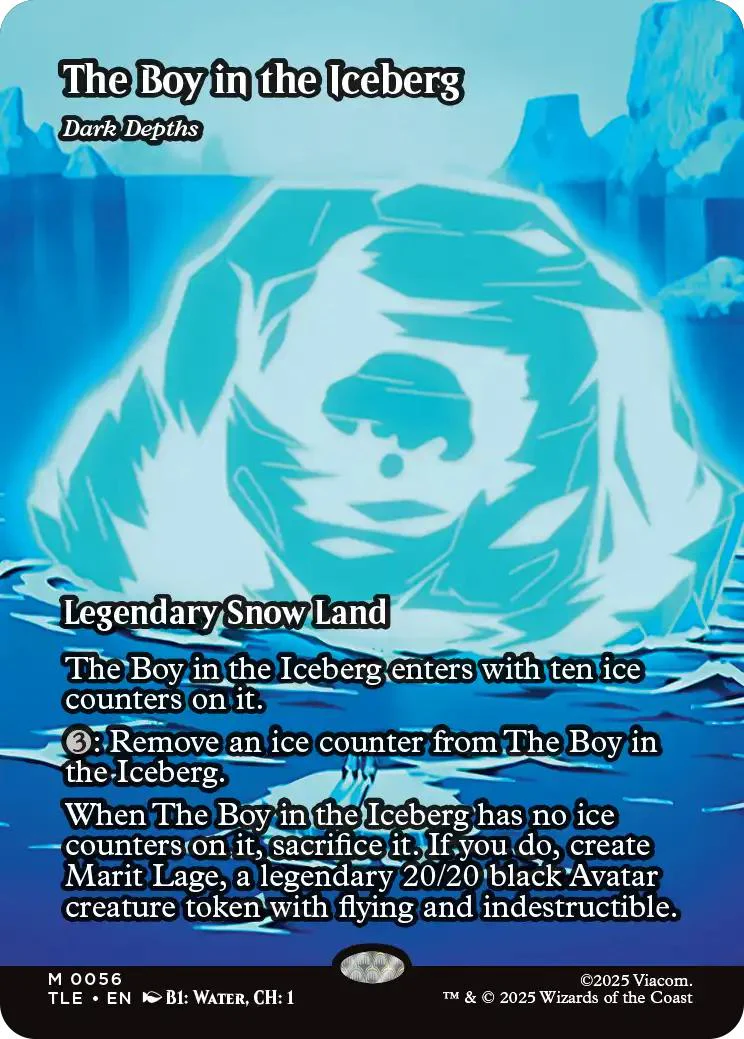 The Boy in the Iceberg - Dark Depths [56] [Borderless] [Source Material] [Avatar: The Last Airbender Eternal] [Non-Foil]