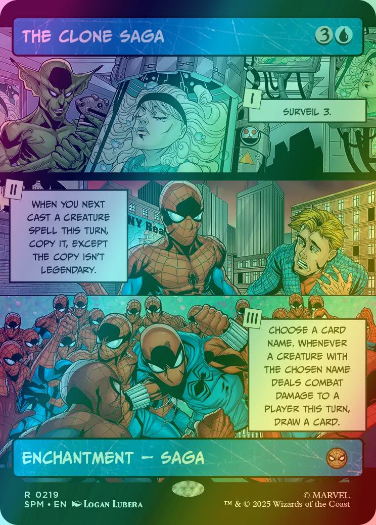 The Clone Saga [219] [Borderless] [Panel] [Marvel's Spider-Man] [Foil]