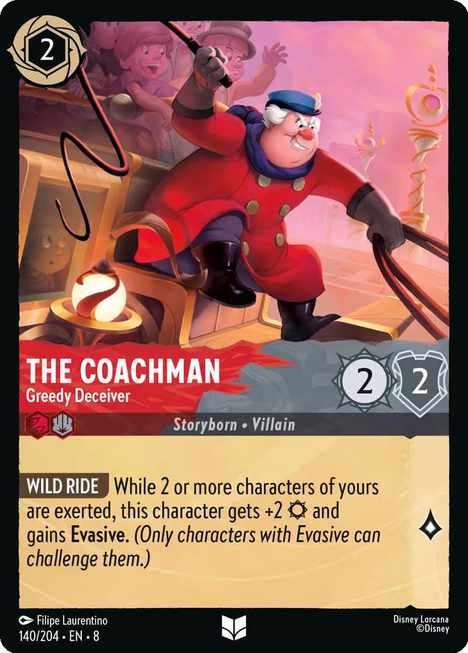 The Coachman - Greedy Deceiver - 140/204 [Reign of Jafar] [Non-Foil]