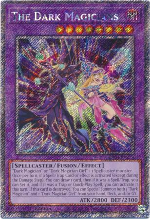 The Dark Magicians - RA04-EN054 - Platinum Secret Rare - 1st Edition