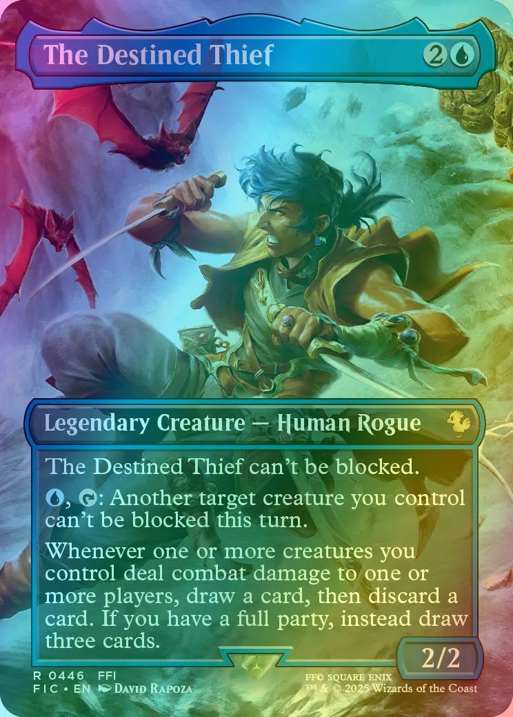 The Destined Thief [446] [Borderless] [Scene] [FINAL FANTASY: Commander] [Foil]
