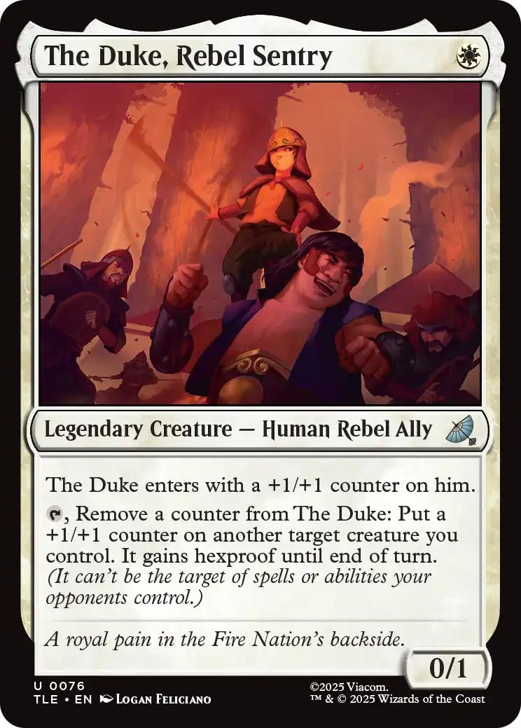 The Duke, Rebel Sentry [76] [Avatar: The Last Airbender Eternal] [Non-Foil]