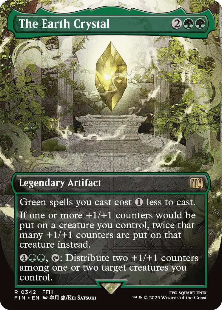 The Earth Crystal [342] [Borderless] [FINAL FANTASY] [Non-Foil]
