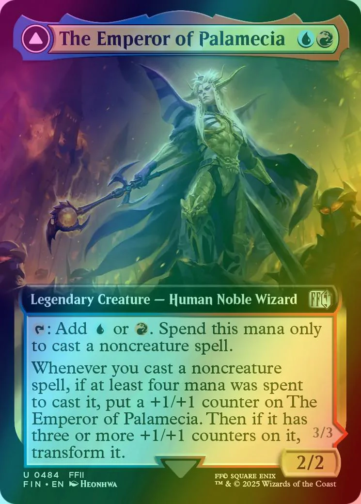 The Emperor of Palamecia // The Lord Master of Hell [484] [Extended Art] [FINAL FANTASY] [Foil]