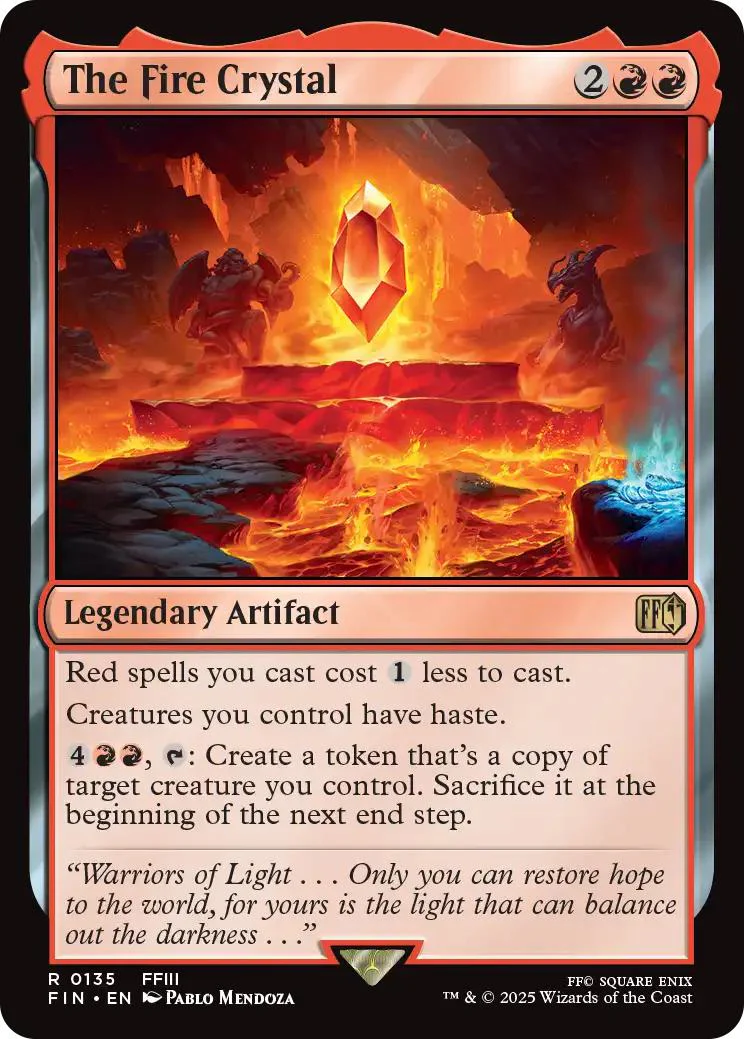 The Fire Crystal [135] [FINAL FANTASY] [Non-Foil]
