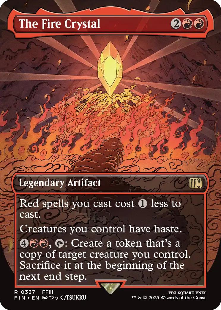 The Fire Crystal [337] [Borderless] [FINAL FANTASY] [Non-Foil]