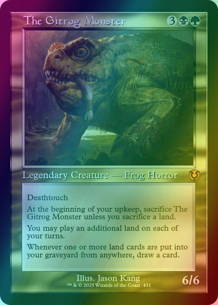 The Gitrog Monster [431] [Retro Frame] [Innistrad Remastered] [Foil]