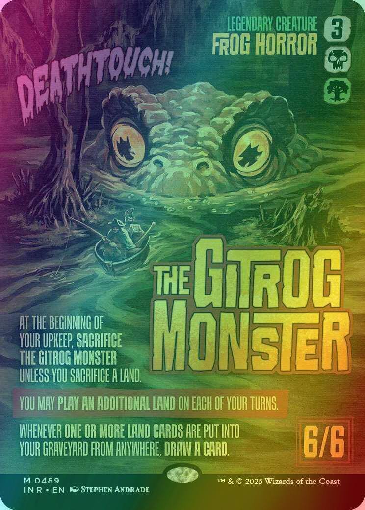 The Gitrog Monster [489] [Borderless] [Poster] [Innistrad Remastered] [Foil]