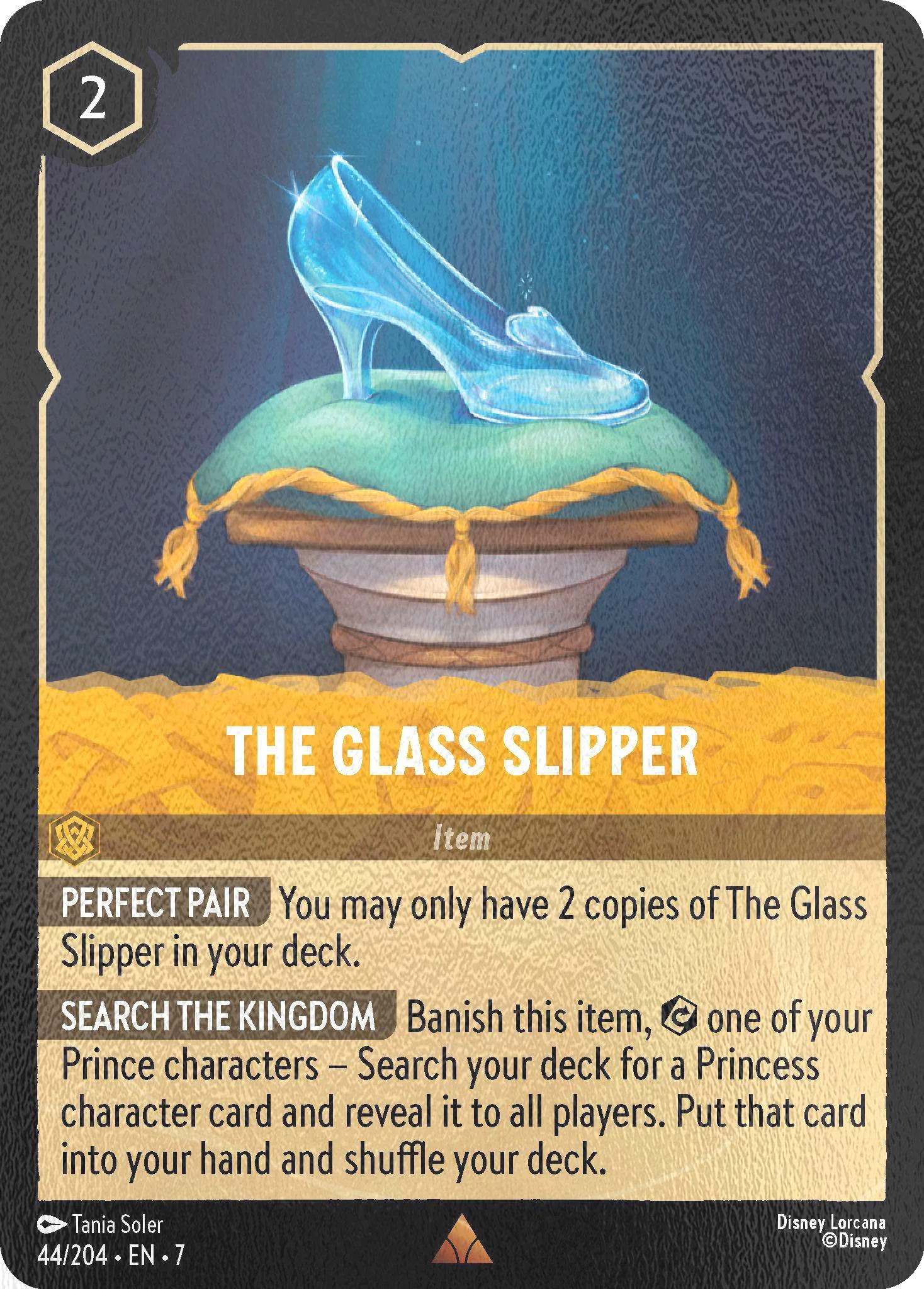 The Glass Slipper - 44/204 [Archazia's Island] [Cold Foil]
