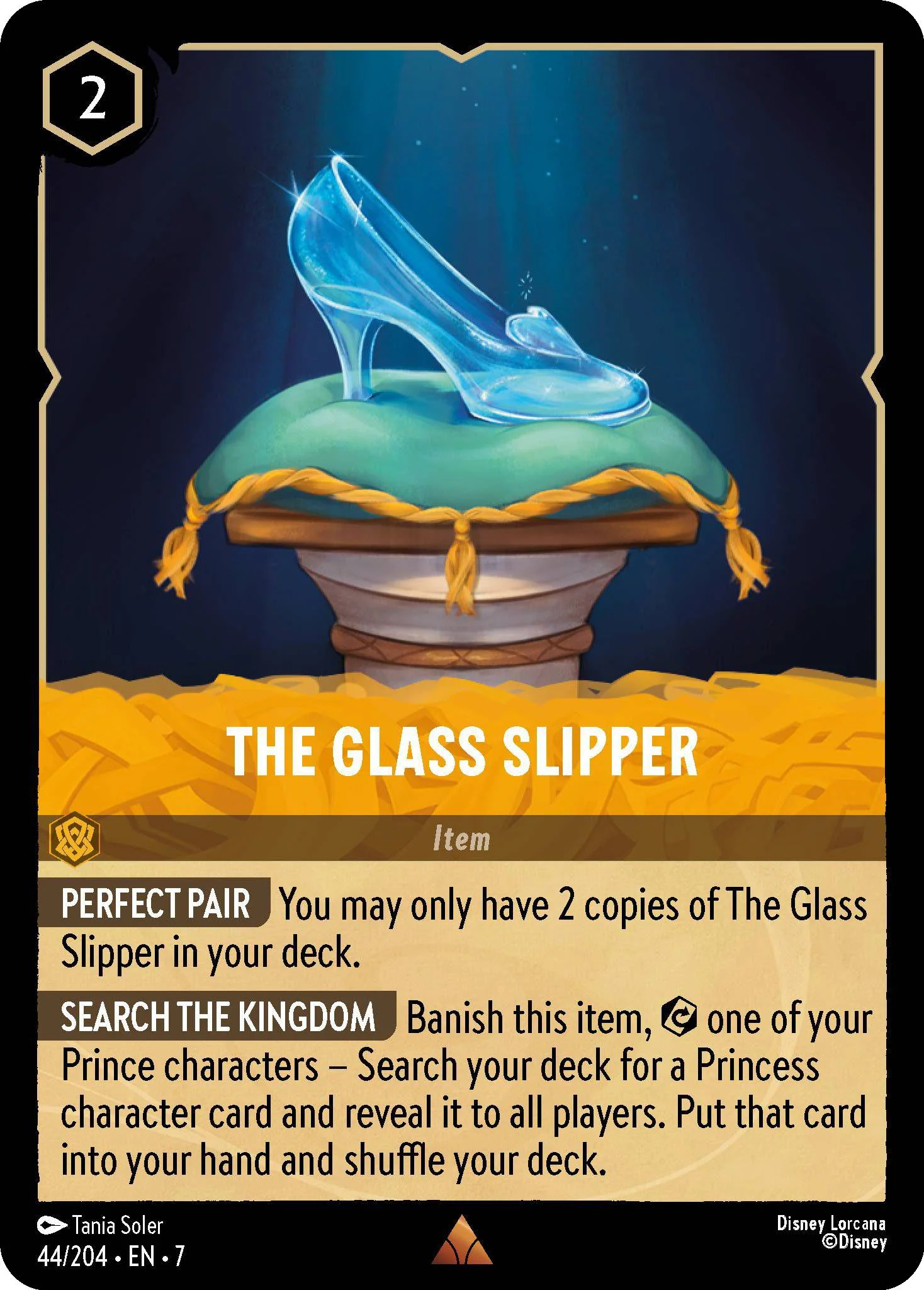 The Glass Slipper - 44/204 [Archazia's Island] [Non-Foil]