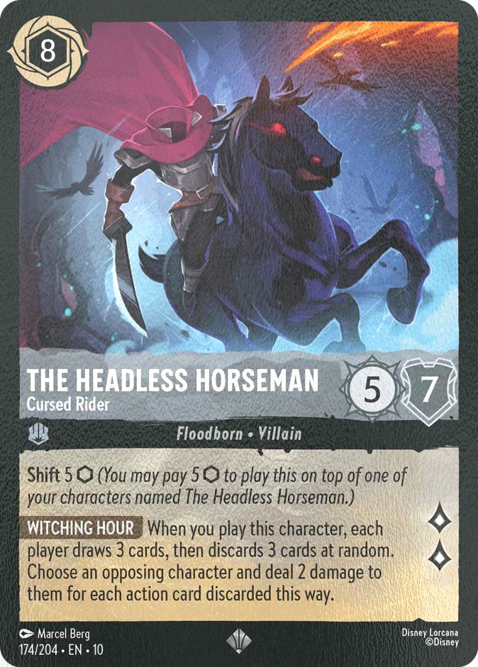 The Headless Horseman - Cursed Rider - 174/204 [Whispers in the Well] [Cold Foil]
