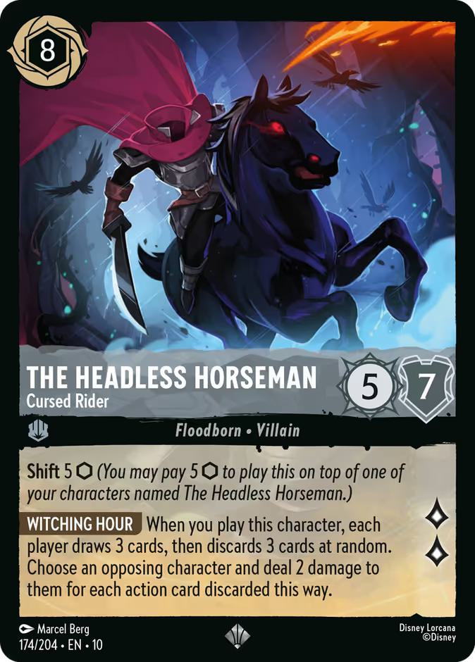 The Headless Horseman - Cursed Rider - 174/204 [Whispers in the Well] [Non-Foil]