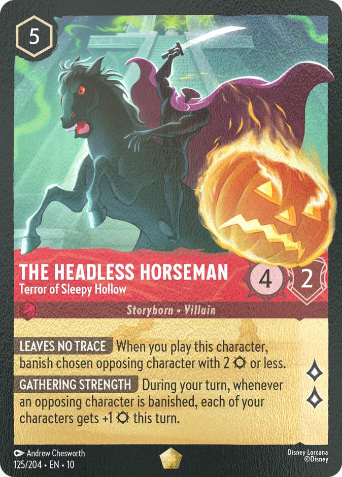 The Headless Horseman - Terror of Sleepy Hollow - 125/204 [Whispers in the Well] [Cold Foil]