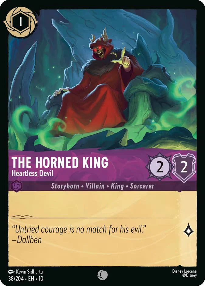 The Horned King - Heartless Devil - 38/204 [Whispers in the Well] [Non-Foil]