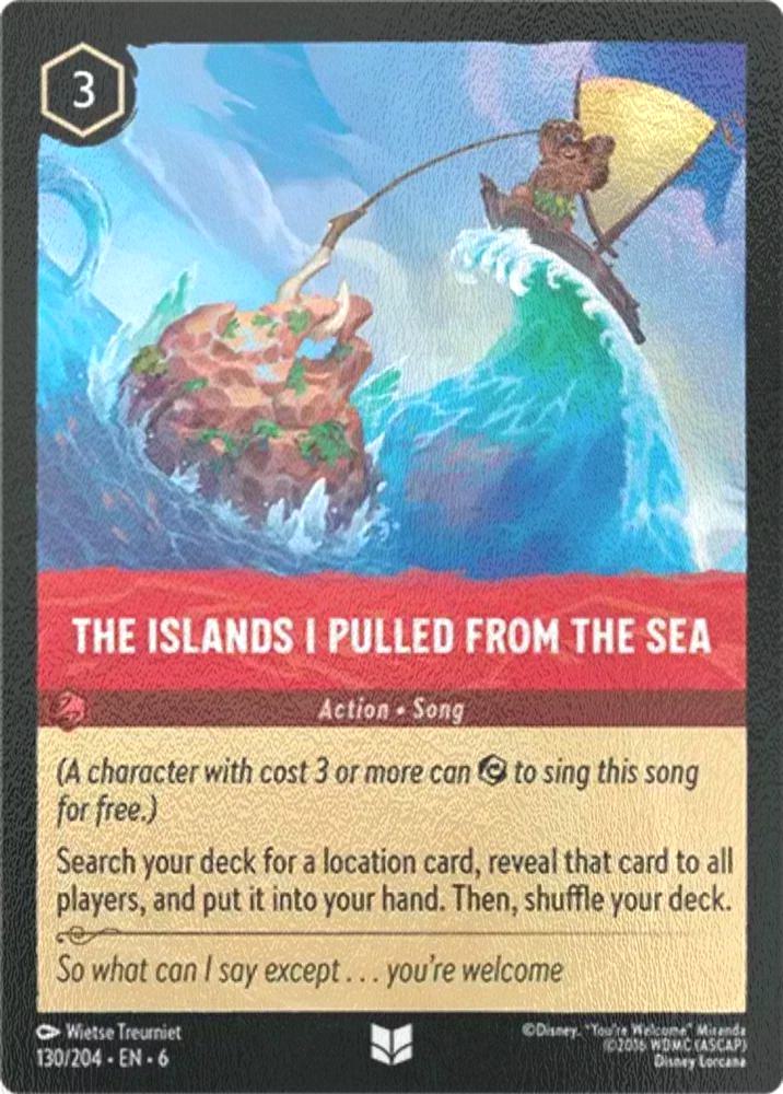 The Islands I Pulled From The Sea - 130/204 [Azurite Sea] [Cold Foil]
